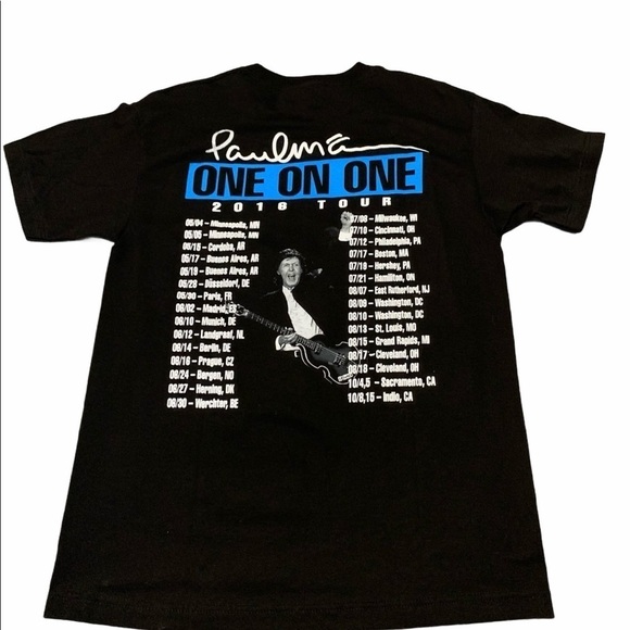 Paul McCartney One on One 2016 Tour Tee Size M NEW - Picture 4 of 4